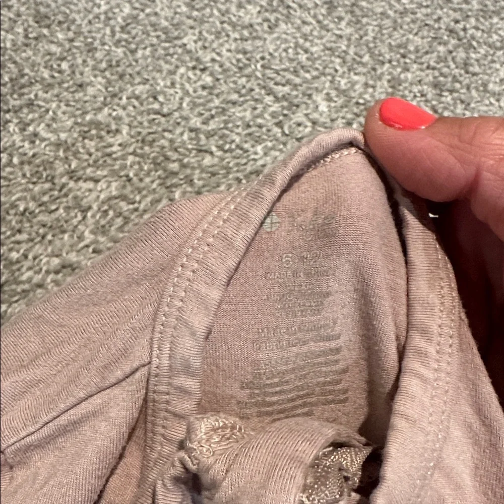 Kyte baby tan brown zippered bamboo footless sleeper 6-12‎ months